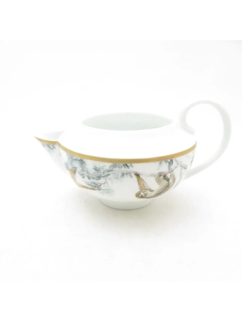 Hermes Red Roadside Sketch Creamer Animal Milk Pitcher